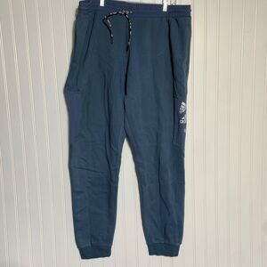 Adidas Women's Varsity Size XL Scribble Embroidery Fleece Pants Legends Ink